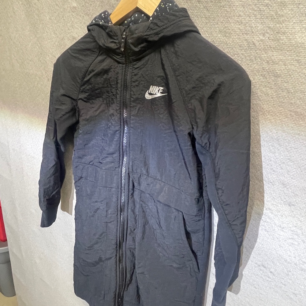 Nike Lightly Lined Black Hooded Jacket